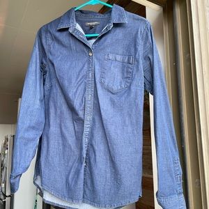 Banana republic Riley denim top- stretchy